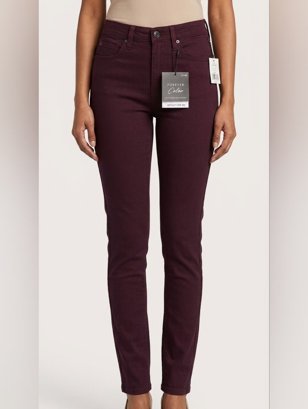Royalty For Me Women's Dark Purple Skinny Jeans